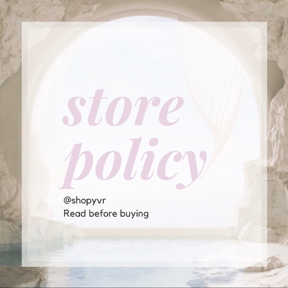 STORE POLICY - Picture 1 of 1